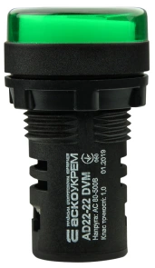 Цифровий вимірювач напруги AD22-22DVM AC 80-500В (зелений) №4