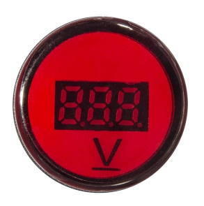 Цифровий вимірювач напруги AD22-22DVM DC 5-30В (червоний) №1