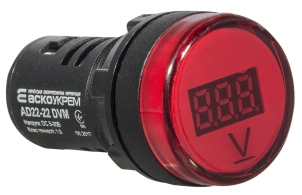 Цифровий вимірювач напруги AD22-22DVM DC 5-30В (червоний) №3
