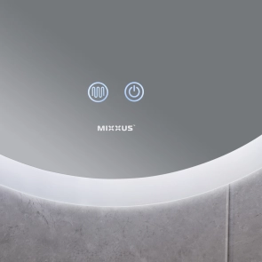 Дзеркало Mixxus PLAIN MC11-60 із LED Touch, Anti-fog, димером, рег. яскравості (MI6663) №10