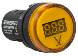 Цифровий вимірювач напруги AD22-22DVM DC 5-30В (жовтий) купити в Україні