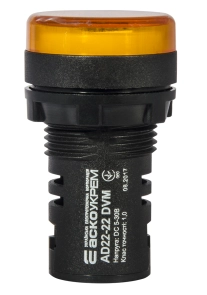 Цифровий вимірювач напруги AD22-22DVM DC 5-30В (жовтий) №3