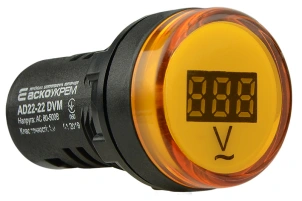Цифровой измеритель напряжения AD22-22DVM AC 80-500В (желтый) №1