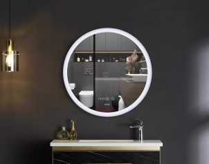 Дзеркало Mixxus Plain MC10-60 (годинник, LED-підсвічування, антизапотівання) (MI6013) №7