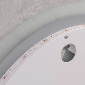 Дзеркало Mixxus Plain MC10-60 (годинник, LED-підсвічування, антизапотівання) (MI6013) №8