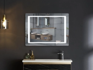 Дзеркало Mixxus Style MR03-80x60 (годинник, LED-підсвічування, антизапотівання) (MI6005) №12