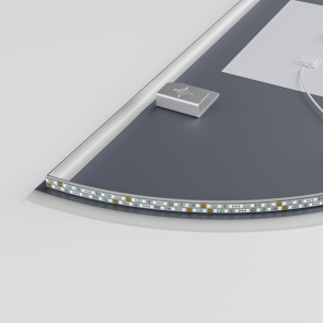 Дзеркало Mixxus Premium TOPPER MS03-60x120 (LED Touch, Anti-fog, димер (3-6,5kK)) (MP6635) №9