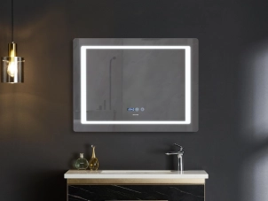 Дзеркало Mixxus Style MR03-70x50 (годинник, LED-підсвічування, антизапотівання) (MI6006) №8