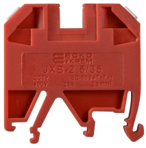 Клеммник JXB 2.5/35 красный купить