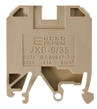 Клеммник JXB 6/35 желтый купить в Украине