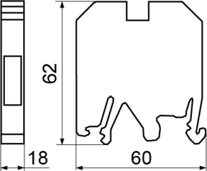 Клемник JXB 35/35 зелений №5