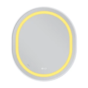 Зеркало Mixxus Premium ELLIPSE MV05-80x70-REVERSE WHITE (LED Touch, Anti-fog, димер (3-6kK)) (MP664 №6