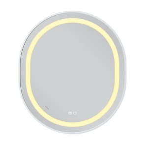 Зеркало Mixxus Premium ELLIPSE MV05-80x70-REVERSE WHITE (LED Touch, Anti-fog, димер (3-6kK)) (MP664 №7