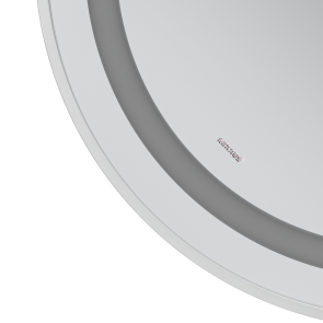 Зеркало Mixxus Premium ELLIPSE MV05-80x70-REVERSE WHITE (LED Touch, Anti-fog, димер (3-6kK)) (MP664 №11