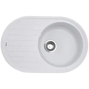 Мийка кухонна Zerix ZS-7750R-01 Біла (ZX4555) №1