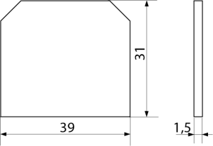 Пластина боковая 2.5 мм №2