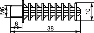CTH-3B дюбель до SCP и SMT (100 шт.) №3