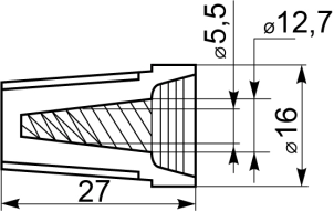 Ковпачок P75 (100шт) №3