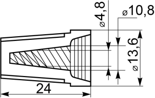 Колпачок P74 (100шт) №2