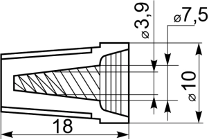 Ковпачок P72 (100шт) №2