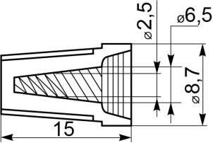 Ковпачок P71 (100шт) №3