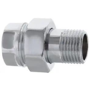 Сгон американка (хром) 1/2" прямой Koer KR.341.chr (KR2702) №1