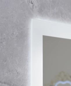 Дзеркало Mixxus FLAT MR04-100x80 з LED Touch, Anti-fog, димером, регулюванням яскравості, годинником (MI692 №3