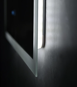 Дзеркало Mixxus FLAT MR04-100x80 з LED Touch, Anti-fog, димером, регулюванням яскравості, годинником (MI692 №5