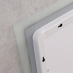 Дзеркало Mixxus FLAT MR04-100x80 з LED Touch, Anti-fog, димером, регулюванням яскравості, годинником (MI692 №11