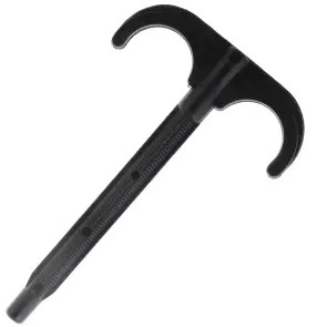 Дюбель-гак подвійний Koer KR.8014, продається пачками по 25 шт (KR2968) №1