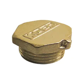 Заглушка Koer KF.P10M.WN - 1'' Н (без нікелю) (KR3101) №1