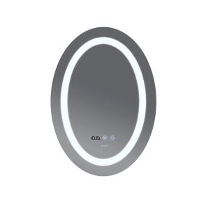 Дзеркало Mixxus PLAIN MV02-60x80 з LED Touch, Anti-fog, димером, регулюванням яскравості, годинником (MI693 №11