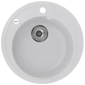 Мийка кухонна Zerix ZS-510R-01 Біла (ZX4531) №1