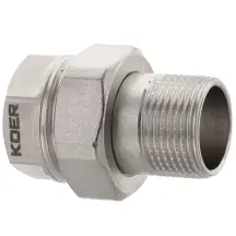 Зганяння американка 1/2" прямий Koer KR.341 (KR0131)