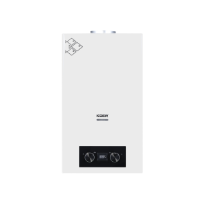 Газова колонка Koer KWH.G0110 WHITE димар 10 л/хв, колір білий (KR5553) №4