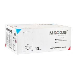 Газовая колонка MIXXUS GWH-0410 BASIC GLASS дымоходная 10 л/мин (панель из стекла с рисунком) (WH00 №5