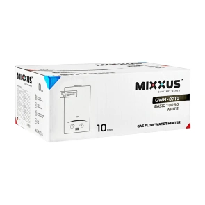 Газова колонка Mixxus GWH-0710 BASIC TURBO WHITE турбована 10 л/хв (WH0028) №2