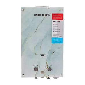 Газова колонка MIXXUS GWH-0510 BASIC GLASS димохідна 10 л/хв (панель зі скла з малюнком) (WH00 №7