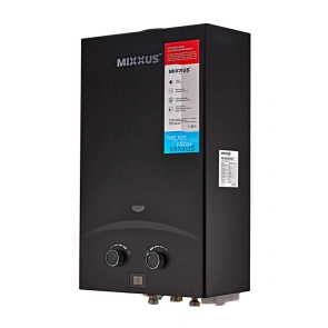 Газова колонка MIXXUS GWH-0210 BASIC BLACK димохідна 10 л/хв (колір чорний) (WH0023) №4