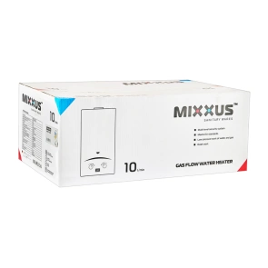 Газовая колонка MIXXUS GWH-0610 BASIC GLASS дымоходная 10 л/мин (панель из стекла с рисунком) (WH00 №3