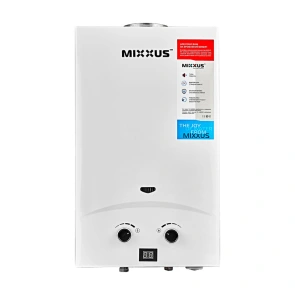 Газова колонка MIXXUS GWH-0110 BASIC WHITE димохідна 10 л/хв (колір білий) (WH0022) №4