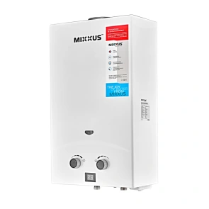 Газова колонка MIXXUS GWH-0110 BASIC WHITE димохідна 10 л/хв (колір білий) (WH0022) №6