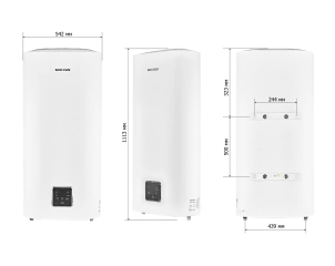 Водонагреватель "Плоский" MIXXUS EWH-09080 FLAT WET накопительный 80 л, мокрый тен 2 kW (WH0595) №4