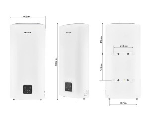 Водонагрівач "Плоский" MIXXUS EWH-09050 FLAT WET накопичувальний 50 л, мокрий тен 2 kW (WH0594) №2