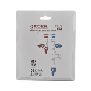 Комплект для подключения бойлера Koer SET-25-1/2 (KR5458) №4
