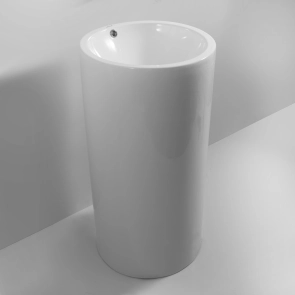 Раковина моноблок MIXXUS PREMIUM ELLIPSE-1101 460х460х855mm з переливом (MP6573) №3