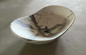 Раковина накладная MIXXUS PREMIUM WAVE-0106 MARBLE 620х360х160mm (MP6560) №5