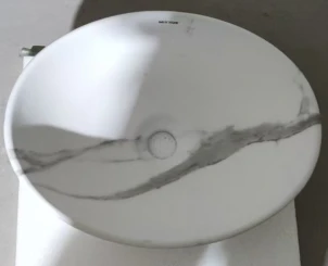 Раковина накладная MIXXUS PREMIUM ELLIPSE-0108 MARBLE 400х330х145mm (MP6526) №4