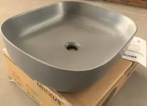 Раковина накладная Mixxus Premium DIVERSE-0115 GRAY 490x395x135mm (MP6650) №6