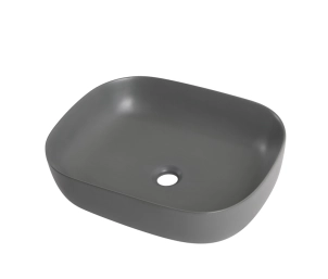 Раковина накладная Mixxus Premium DIVERSE-0115 GRAY 490x395x135mm (MP6650) №7